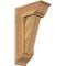 Ekena Millwork Traditional Traditional Rough Sawn Bracket w/ Offset Brace, Western Red Cedar, 8"W x 18"D x 30"H BKT0806X18X30TRA01RWR - alternate 1